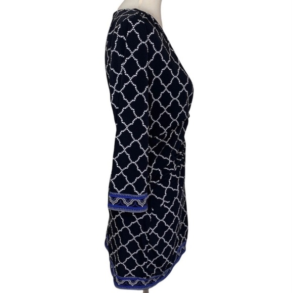 WHITE HOUSE BLACK MARKET Faux Wrap Tile Print Dress - Picture 10 of 16